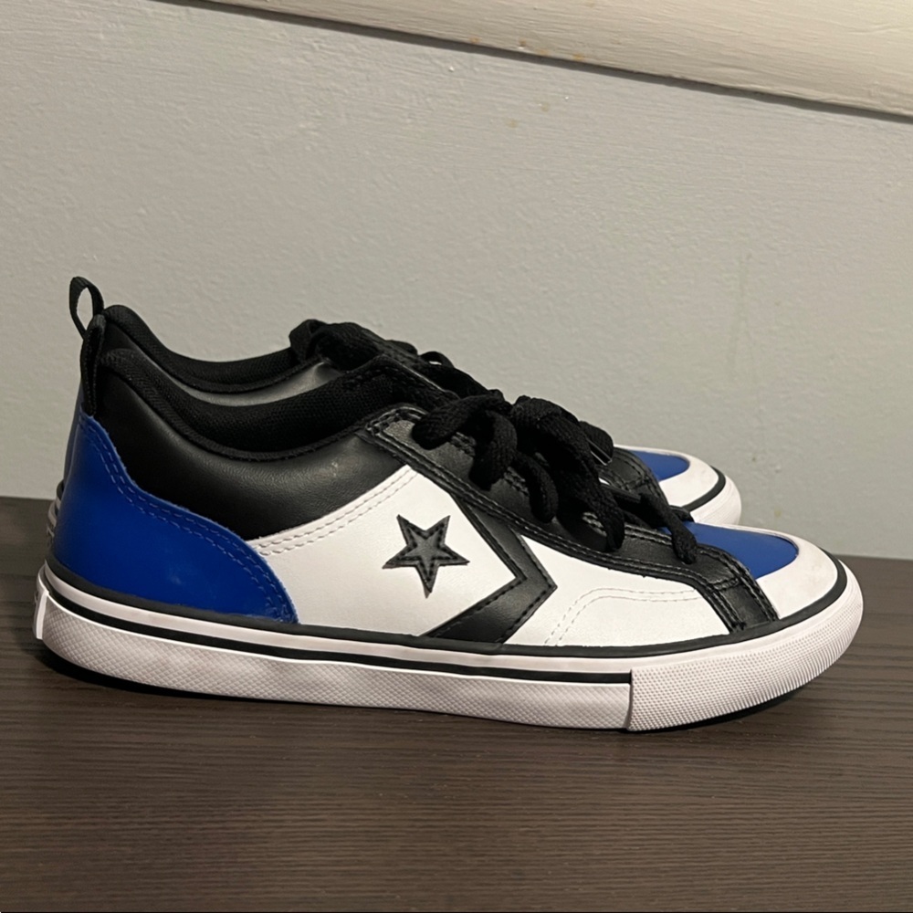 Converse kids Pro Blaze Multicolor Leather Low-Top Sneakers NWOT - Picture 7 of 7